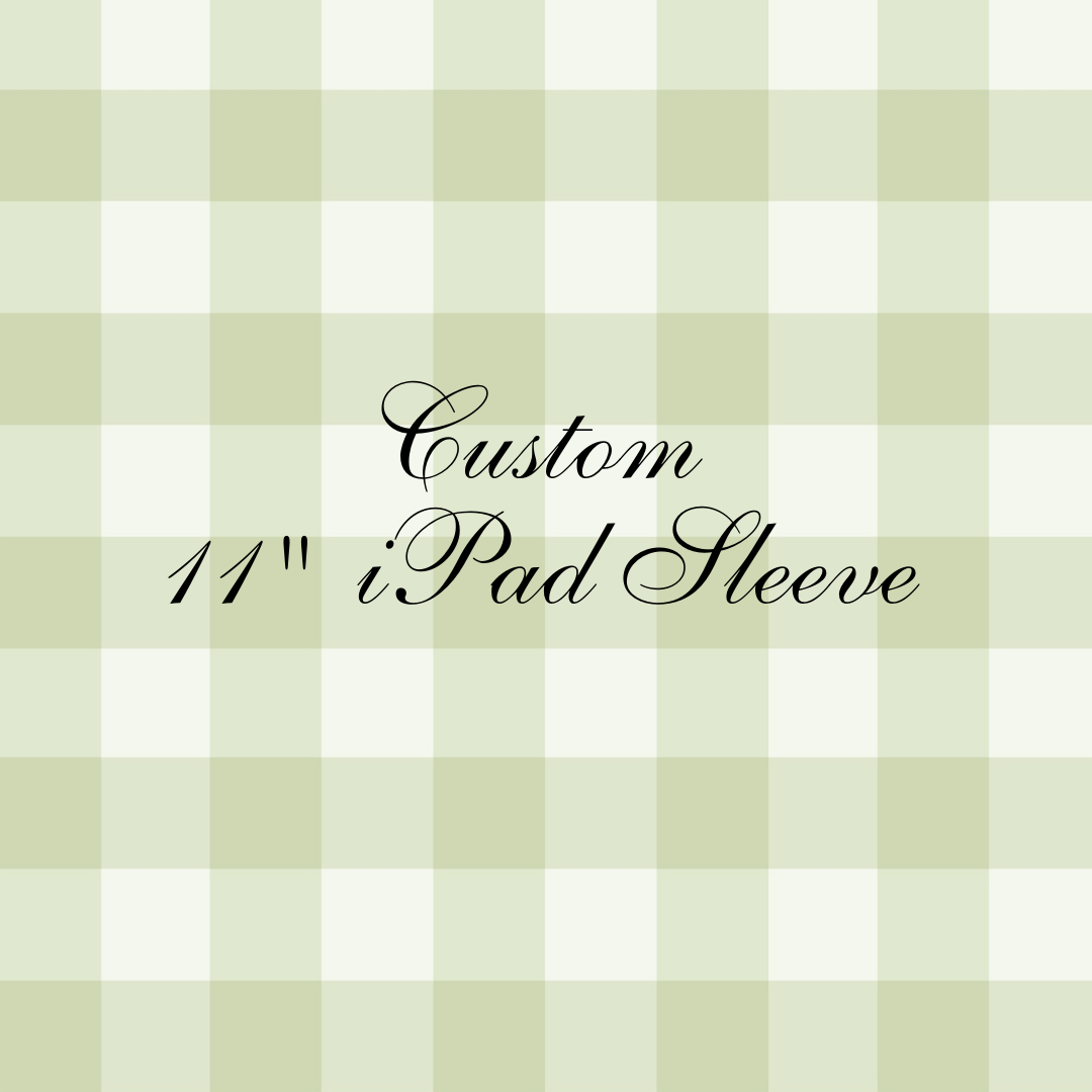 Custom iPad Sleeve