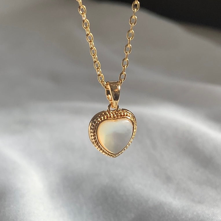 Pearl Heart Necklace