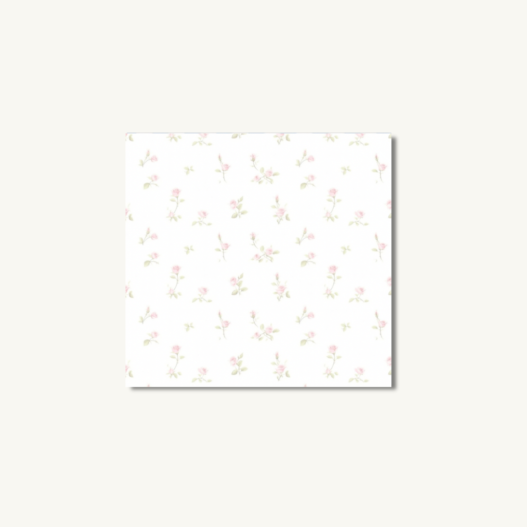 Pink Floral Sticky Notes