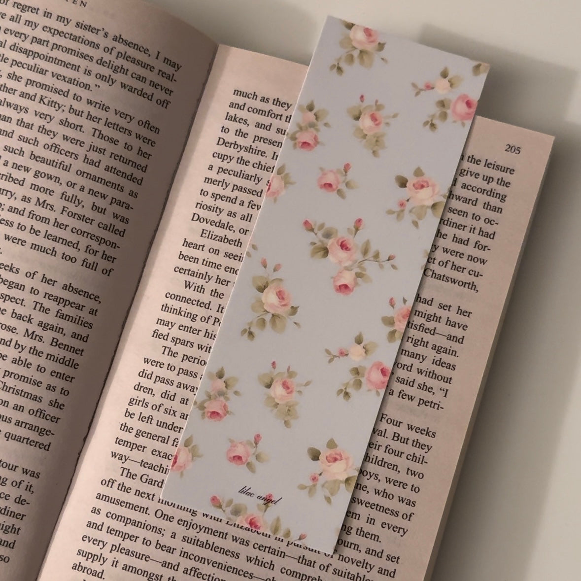French Floral Bookmark