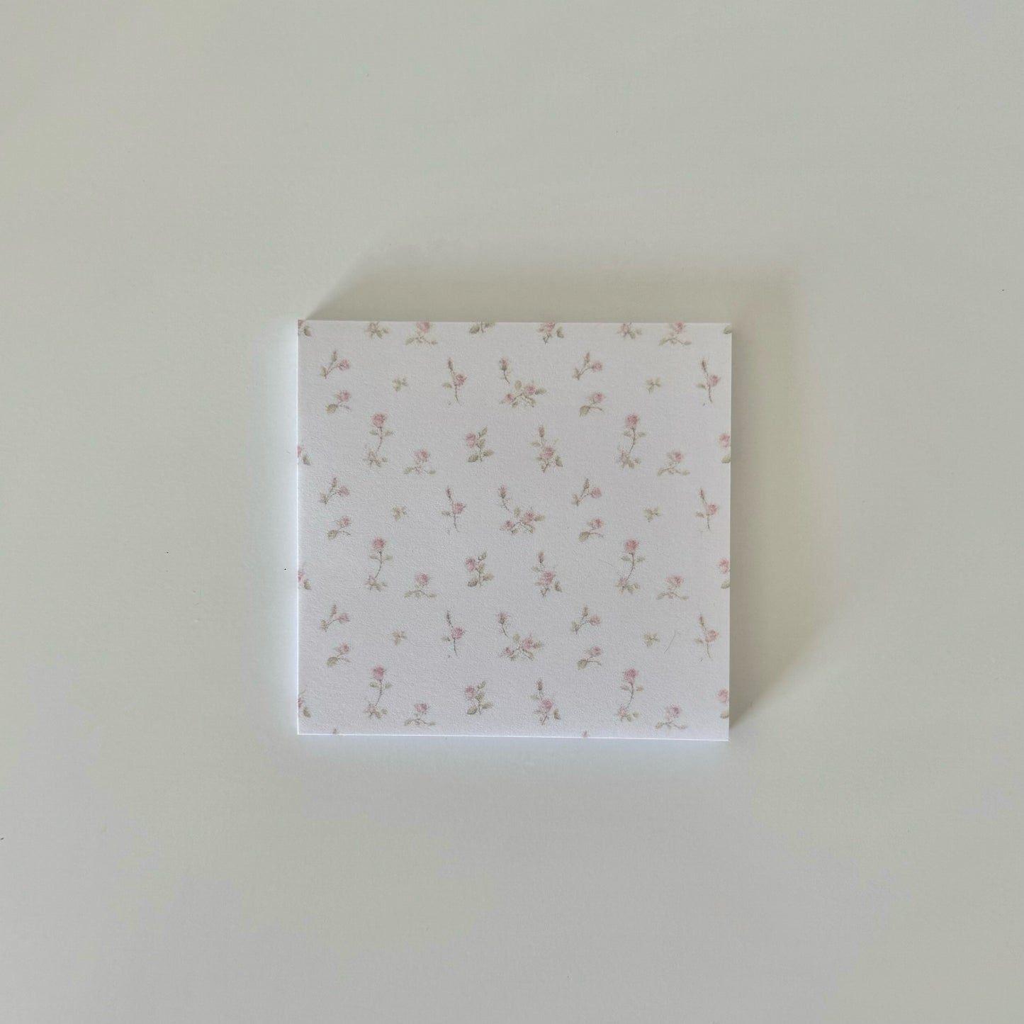 Pink Floral Sticky Notes