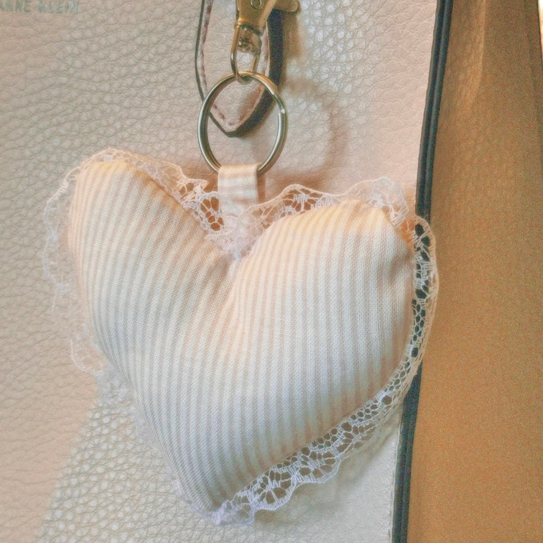 Custom Lace Heart Charm