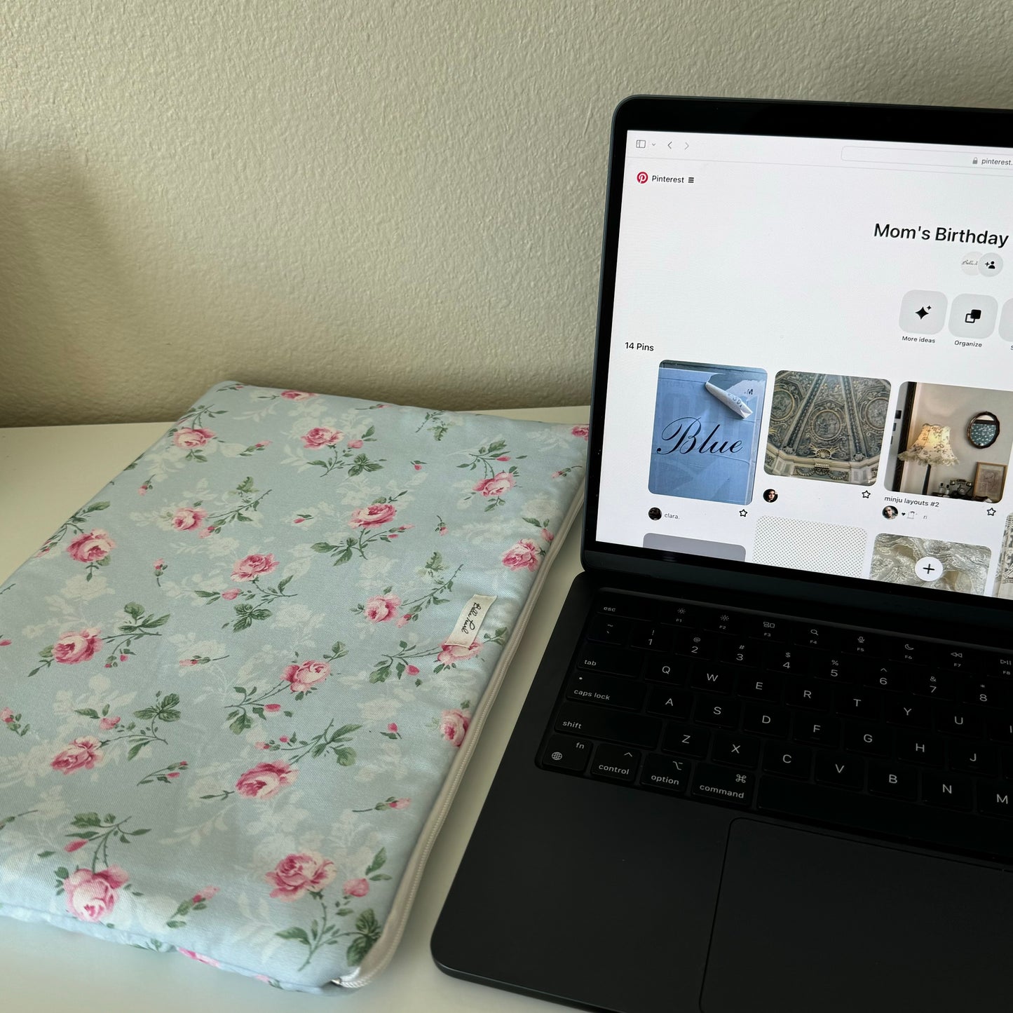 French Floral Laptop Sleeve