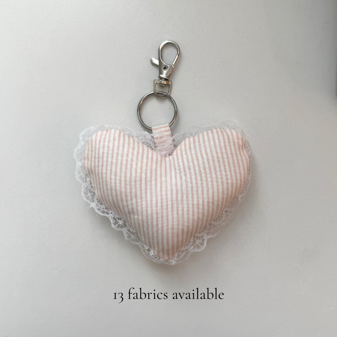 Custom Lace Heart Charm