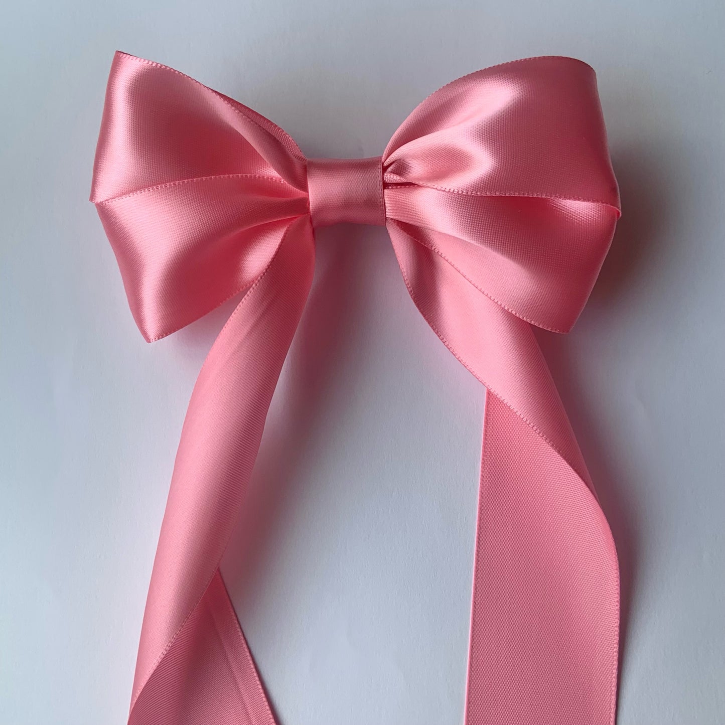 Coral Coraline Hair Bow Clip