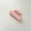 Mini Pink Bow Hair Claw