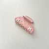 Mini Pink Bow Hair Claw