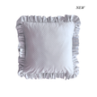 Manor Blue Polka Dot Ruffle Pillow Case
