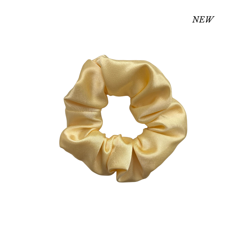 Buttercup Satin Scrunchie