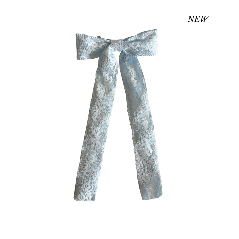 Cielo Lace Hair Bow Clip