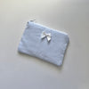 Baby Blue Gingham Coin Pouch (Pre-Order)