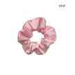 Sweet Pink Satin Scrunchie