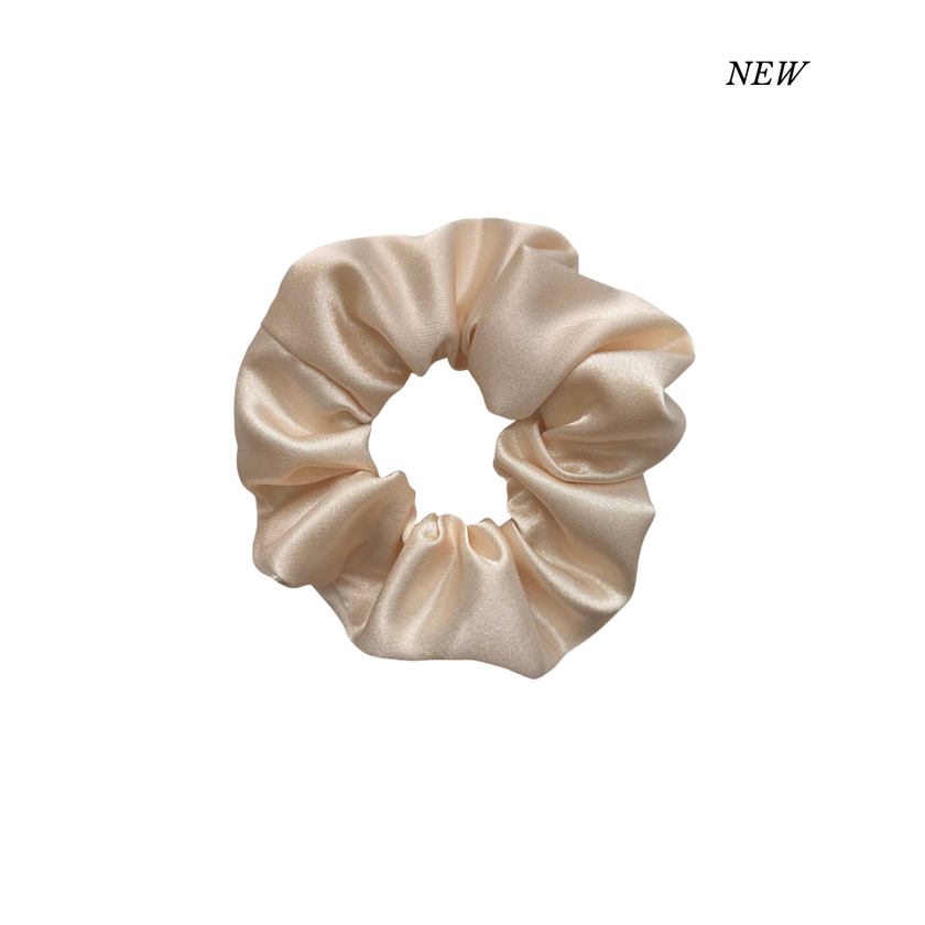 Latte Satin Scrunchie