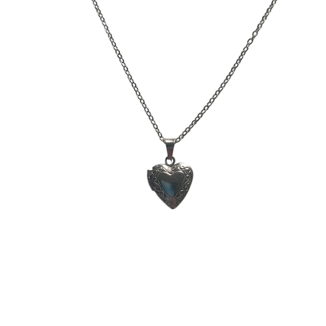 Silver Mini Locket Necklace