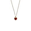 Scarlet Heart Necklace in Gold