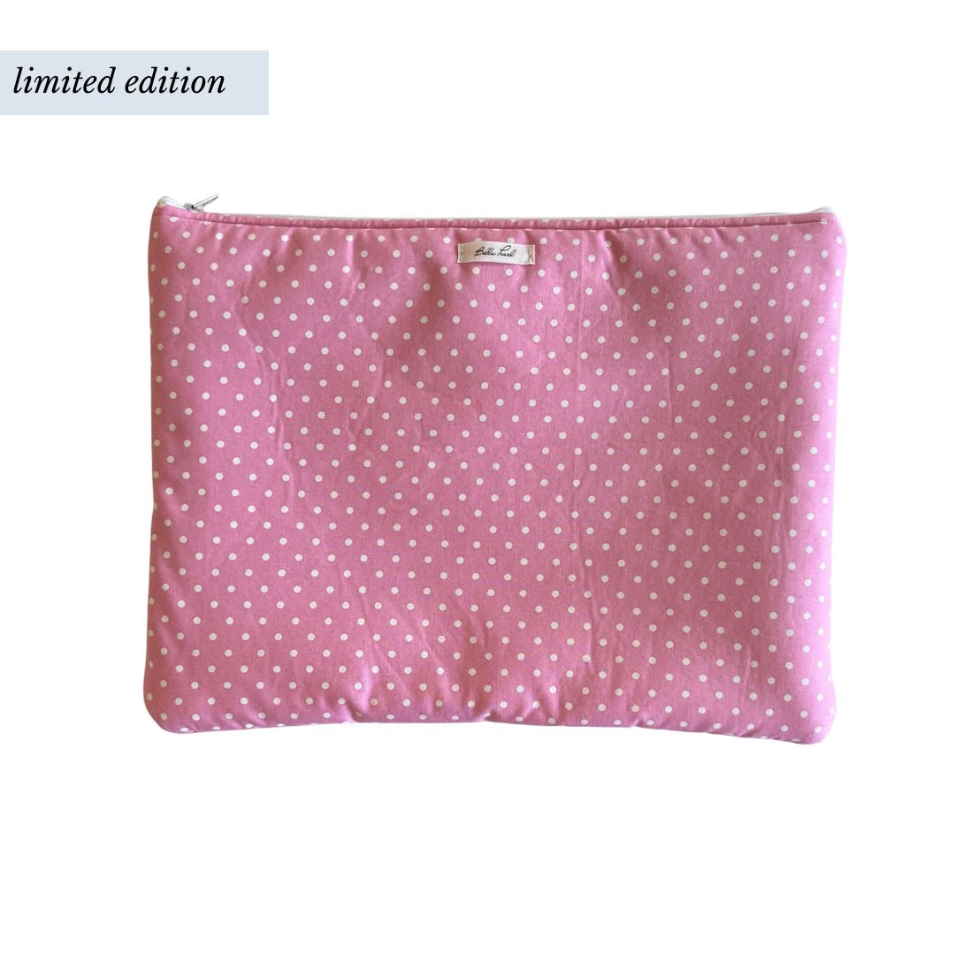 Bright Pink Polka Dot 13