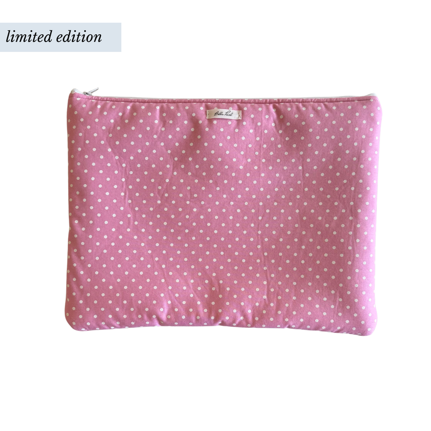 Bright Pink Polka Dot 13