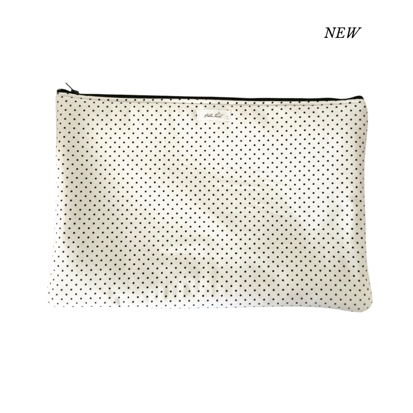 Black Polka Dot Laptop Sleeve