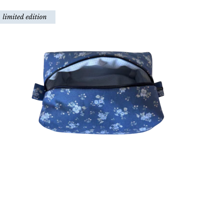 Small Periwinkle Makeup Bag
