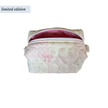 Small Heart Quilted Makeup Bag