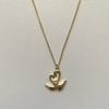 Gold Swan Necklace