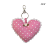 Pink Puffy Heart Charm