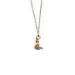 Gold Micro Swan Necklace