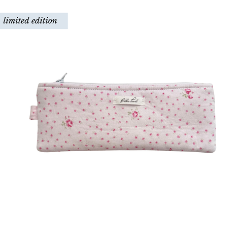 Flat Dainty Floral Pencil Pouch