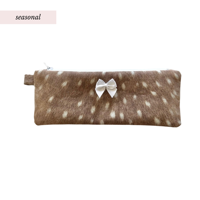 Flat Deer Pencil Pouch