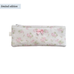 Flat Pink Rose Pencil Pouch