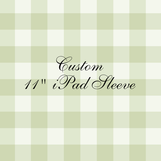 Custom iPad Sleeve