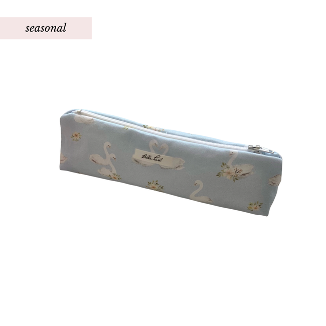 Blue Swan Pencil Pouch