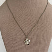 Silver Plumeria Necklace