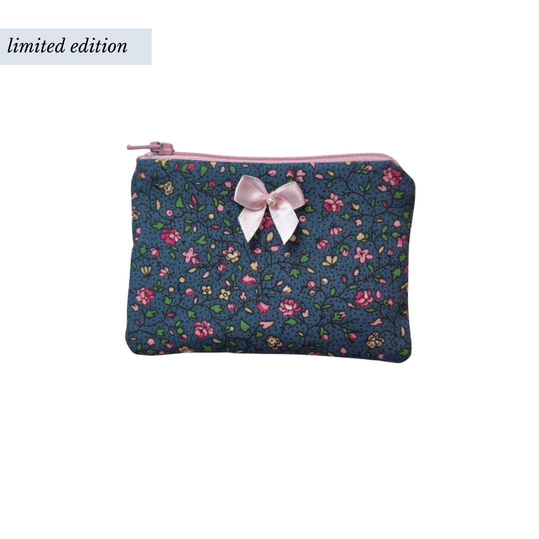 Floral Stained Glass Coin Pouch