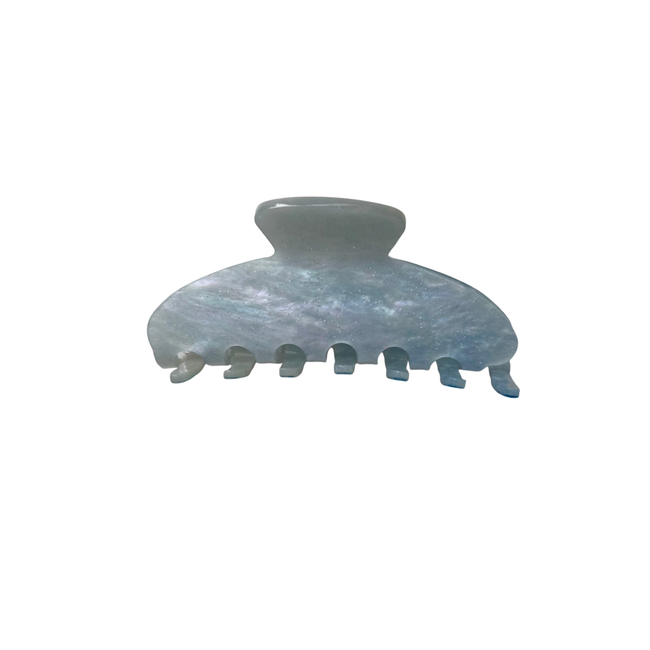 Pearly Blue Hair Claw