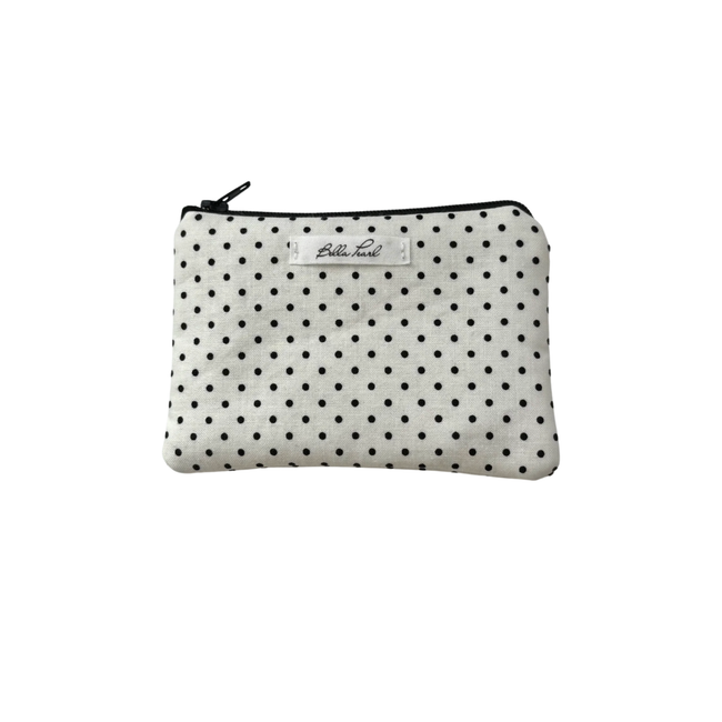 Black Polka Dot Coin Pouch