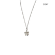 Silver Plumeria Necklace