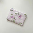 Purple French Floral Coin Pouch (Pre-Order)