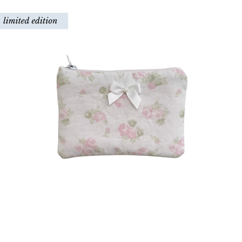 Pink Rose Coin Pouch