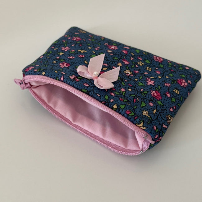 Floral Stained Glass Coin Pouch (Pre-Order)
