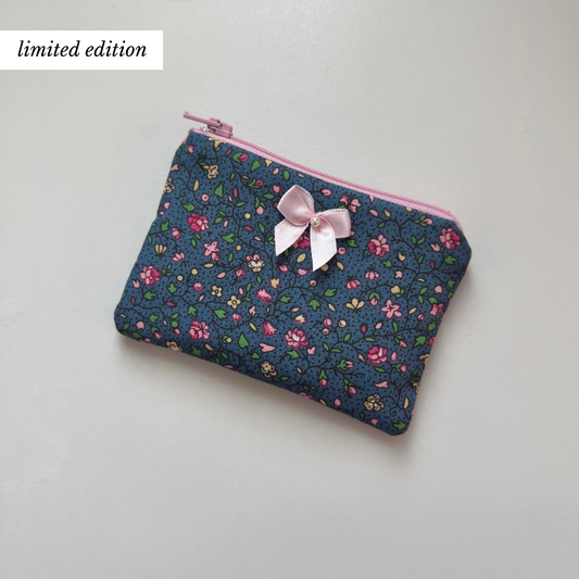 Floral Stained Glass Coin Pouch
