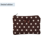 Brown Polka Dot Coin Pouch