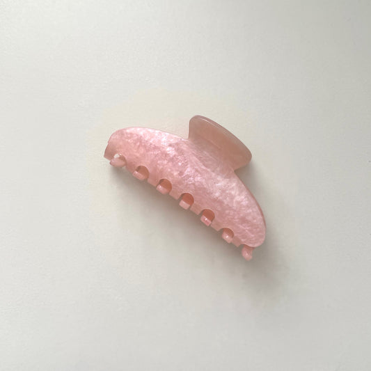 Pearly Pink Hair Claw