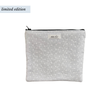 White Embroidered Pouch