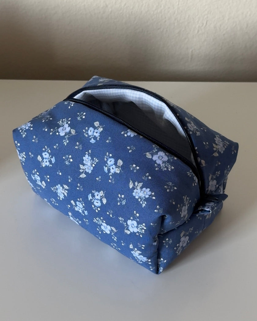 Small Periwinkle Makeup Bag