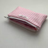 Pink Gingham Coin Pouch (Pre-Order)