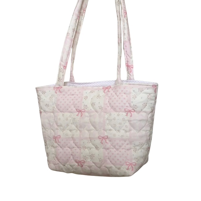 Small Quilted Dreamy Tote Bag