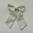 Black Polka Dot Alondra Hair Bow Clip
