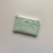 Apple Gingham Coin Pouch