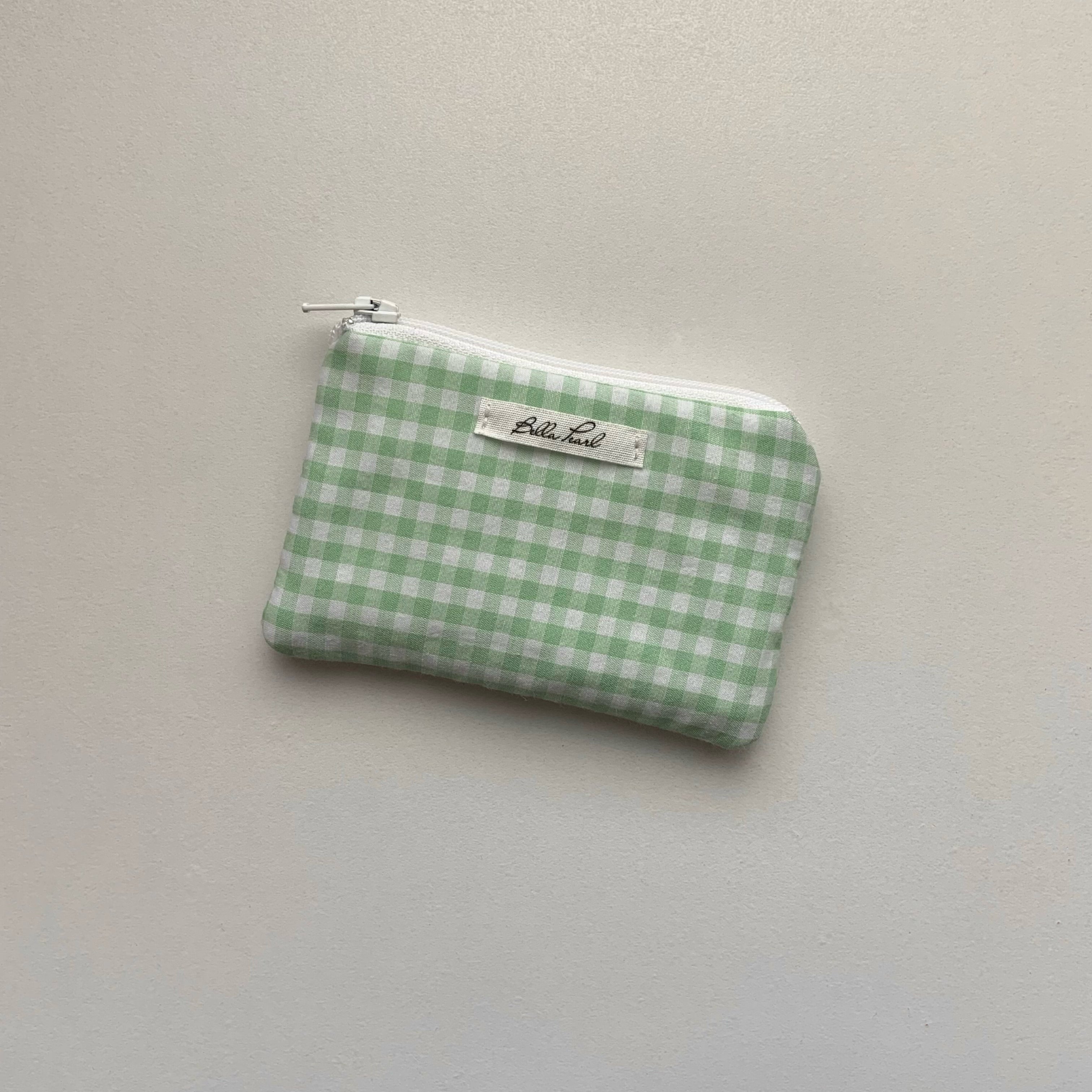 Apple Gingham Coin Pouch